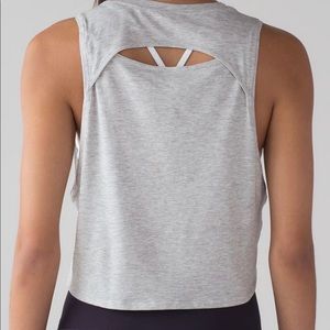Lululemon Cut Back Crop Tank